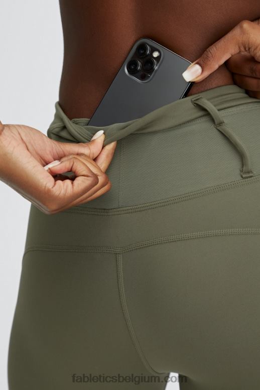 leisteen groen vrouwen motion365 utility 7/8 legging Fabletics LH20J1193