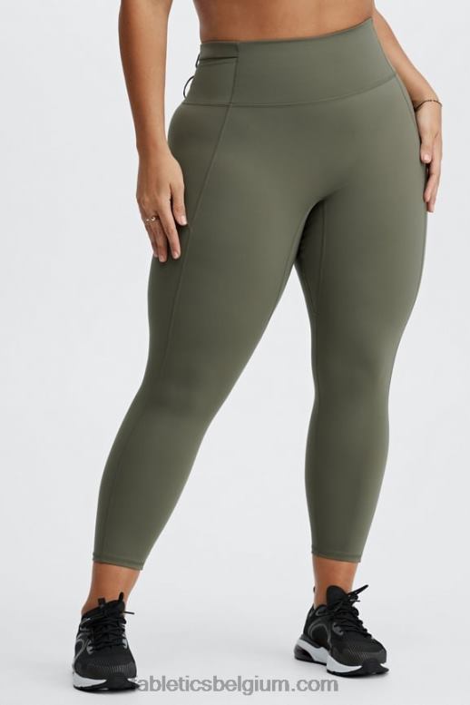 leisteen groen vrouwen motion365 utility 7/8 legging Fabletics LH20J1194