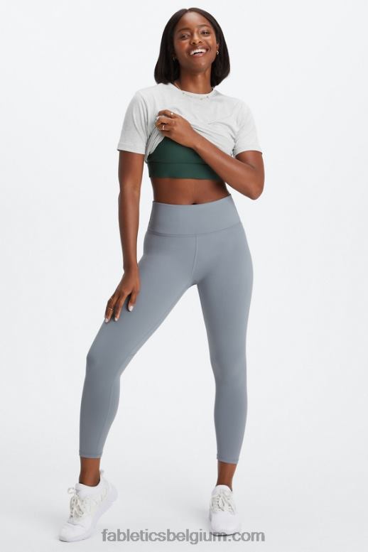 leisteenblauw/hemelweg/meyer vrouwen define powerhold hoog getailleerde 7/8 legging 28 Fabletics LH20J683
