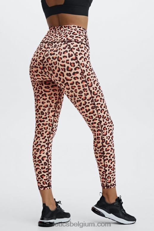 licht peer/helder wit vrouwen define powerhold hoog getailleerde 7/8 legging 30 Fabletics LH20J697