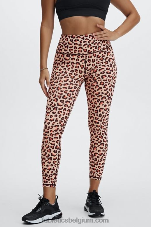 licht peer/helder wit vrouwen define powerhold hoog getailleerde 7/8 legging 30 Fabletics LH20J697