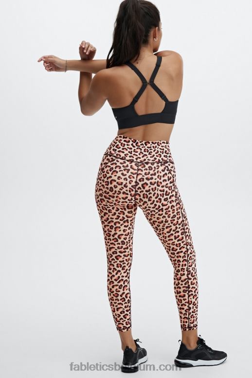 licht peer/helder wit vrouwen define powerhold hoog getailleerde 7/8 legging 30 Fabletics LH20J697