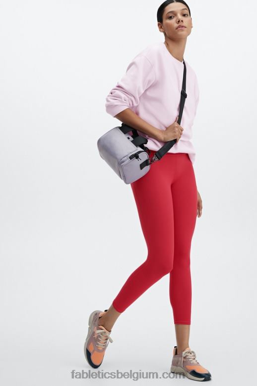 licht peer/helder wit vrouwen define powerhold hoog getailleerde 7/8 legging 31 Fabletics LH20J698