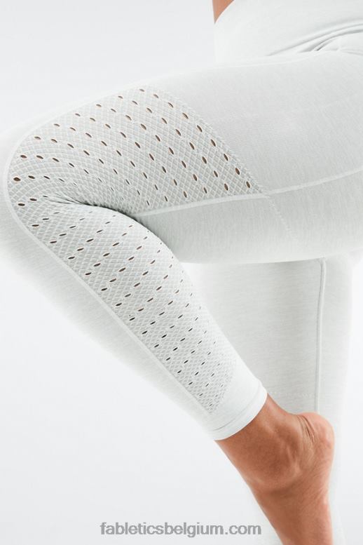 lichtgrijze heide vrouwen sync naadloze 7/8 legging met hoge taille Fabletics LH20J1008