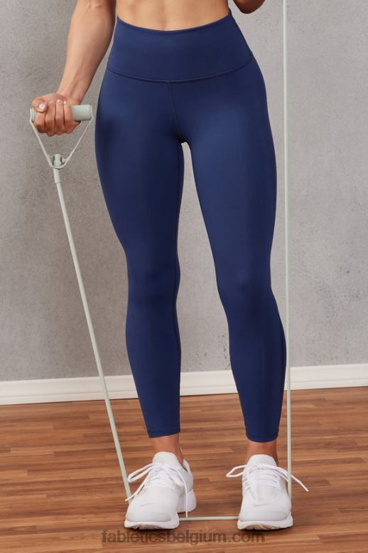 lieverd roze/wit vrouwen define powerhold hoog getailleerde 7/8 legging 22 Fabletics LH20J657
