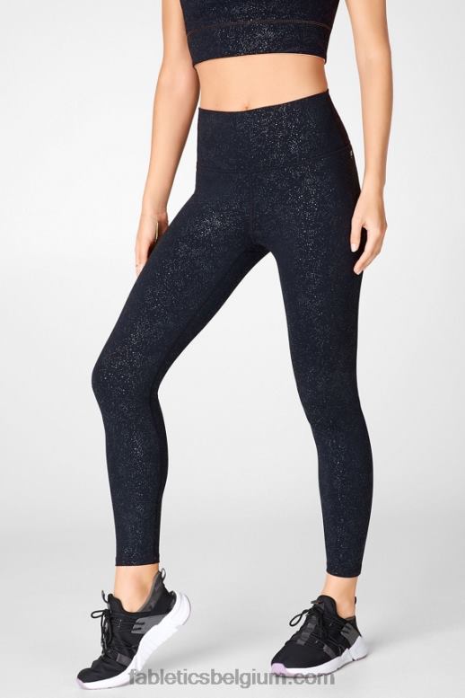 limeade/mineraalgrijs/egret-logo vrouwen define powerhold hoog getailleerde 7/8 legging 35 Fabletics LH20J721