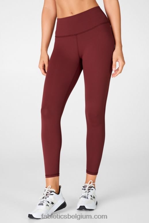 logo van zilverreiger/wilgenschors vrouwen define powerhold hoog getailleerde 7/8 legging 36 Fabletics LH20J724