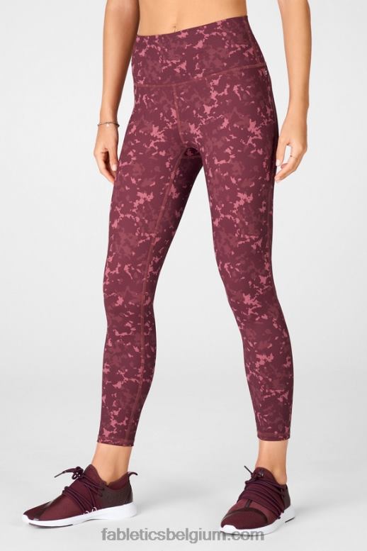 logo van zilverreiger/wilgenschors vrouwen define powerhold hoog getailleerde 7/8 legging 36 Fabletics LH20J725