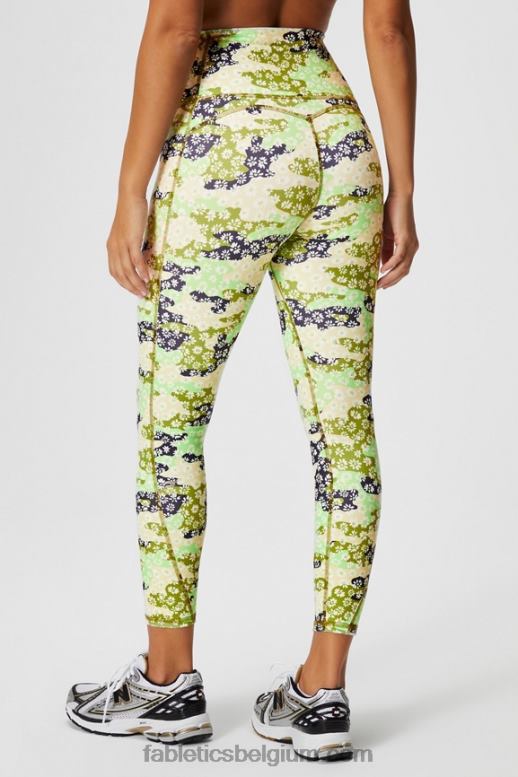 madeliefje camo vrouwen pureluxe ultrahoge taille 7/8 legging 65 Fabletics LH20J877
