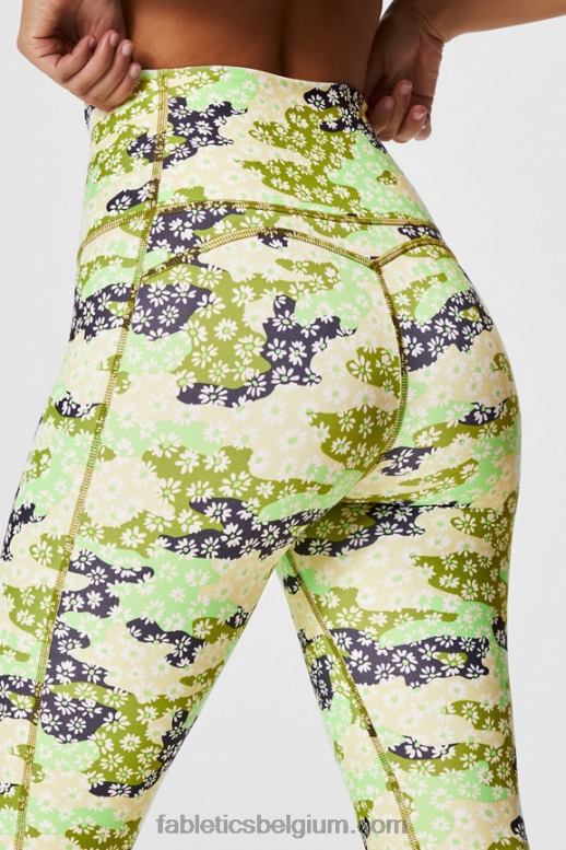 madeliefje camo vrouwen pureluxe ultrahoge taille 7/8 legging 65 Fabletics LH20J877