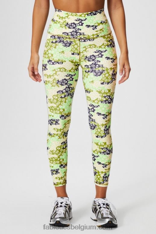 madeliefje camo vrouwen pureluxe ultrahoge taille 7/8 legging 65 Fabletics LH20J877