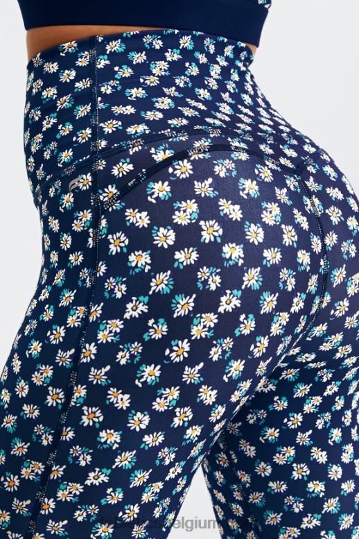 madeliefjesveldcontrole vrouwen pureluxe 7/8 legging met ultrahoge taille 66 Fabletics LH20J884