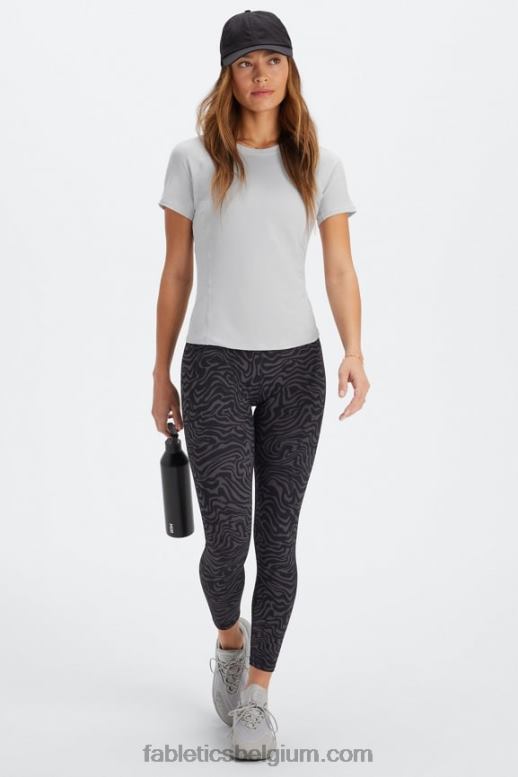 marine pioen/rio rood vrouwen define powerhold hoog getailleerde 7/8 legging 23 Fabletics LH20J661