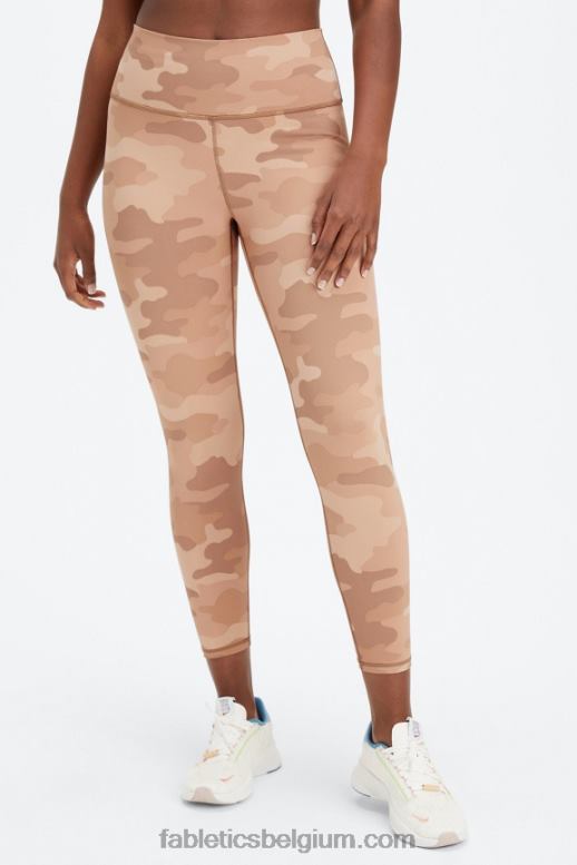 marine pioen/rio rood vrouwen define powerhold hoog getailleerde 7/8 legging 24 Fabletics LH20J664