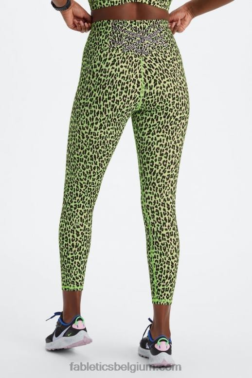 markeerstift golvende jachtluipaard/gemarmerde zebra vrouwen boost powerhold hoog getailleerde 7/8 legging 58 Fabletics LH20J842