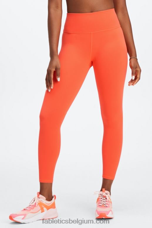 mat lila/roze wolk vrouwen define powerhold hoog getailleerde 7/8 legging 26 Fabletics LH20J677