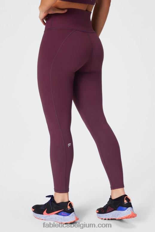 merlot/multi vrouwen define powerhold hoog getailleerde 7/8 legging 23 Fabletics LH20J662