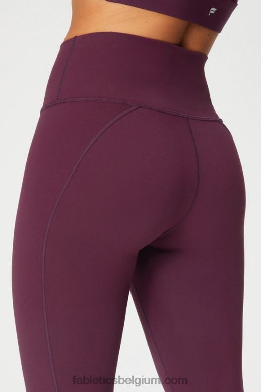 merlot/multi vrouwen define powerhold hoog getailleerde 7/8 legging 23 Fabletics LH20J662