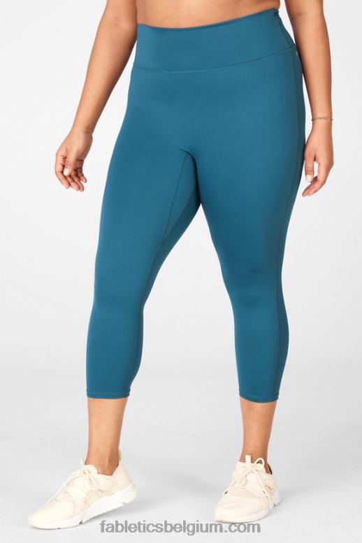 middernacht wintertaling vrouwen overal motion365 capri met hoge taille Fabletics LH20J1285