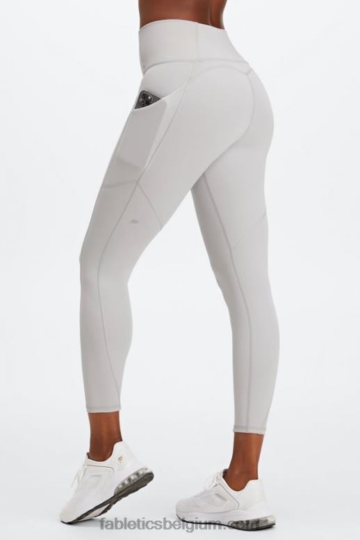 mineraal grijs vrouwen oasis pureluxe 7/8 legging met hoge taille 52 Fabletics LH20J805