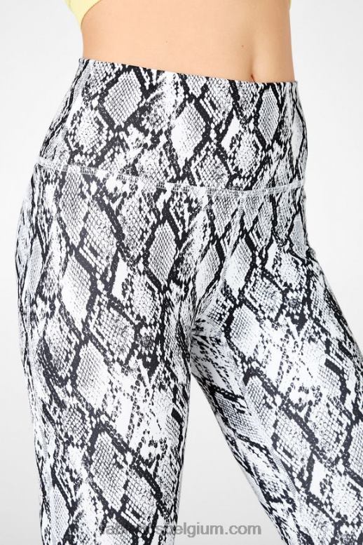 mineraalgrijs/highlighter wavy cheetah vrouwen define powerhold hoog getailleerde 7/8 legging 36 Fabletics LH20J726