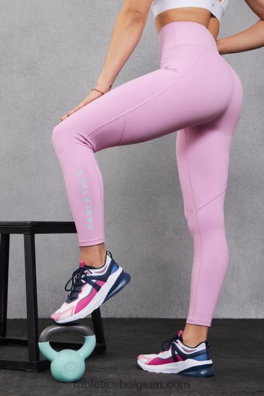 mistige lila vrouwen define powerhold hoog getailleerde 7/8 legging 27 Fabletics LH20J678