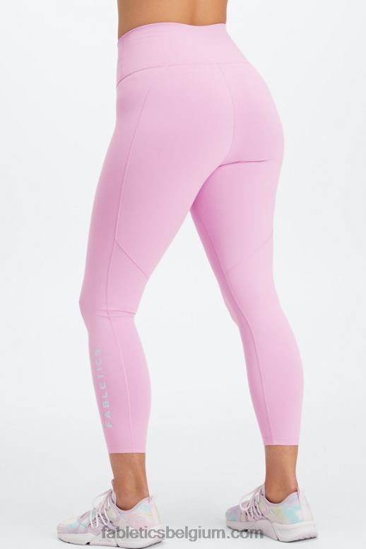 mistige lila vrouwen define powerhold hoog getailleerde 7/8 legging 27 Fabletics LH20J678