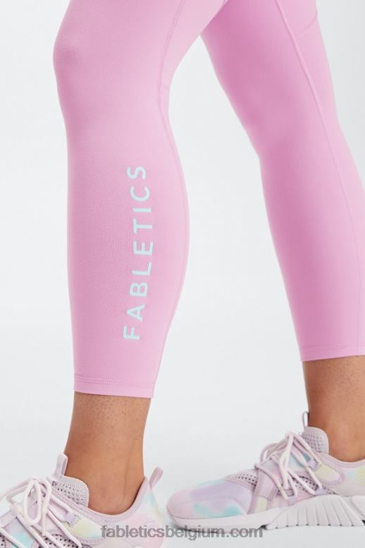 mistige lila vrouwen define powerhold hoog getailleerde 7/8 legging 27 Fabletics LH20J678