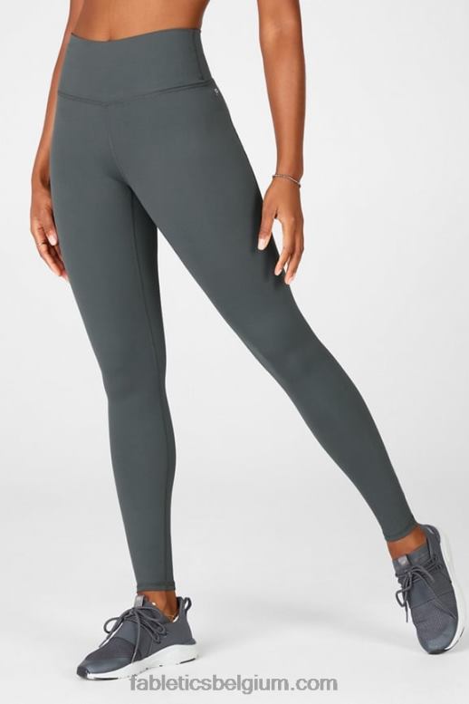 nacht schaduw vrouwen define powerhold hoog getailleerde legging 75 Fabletics LH20J977