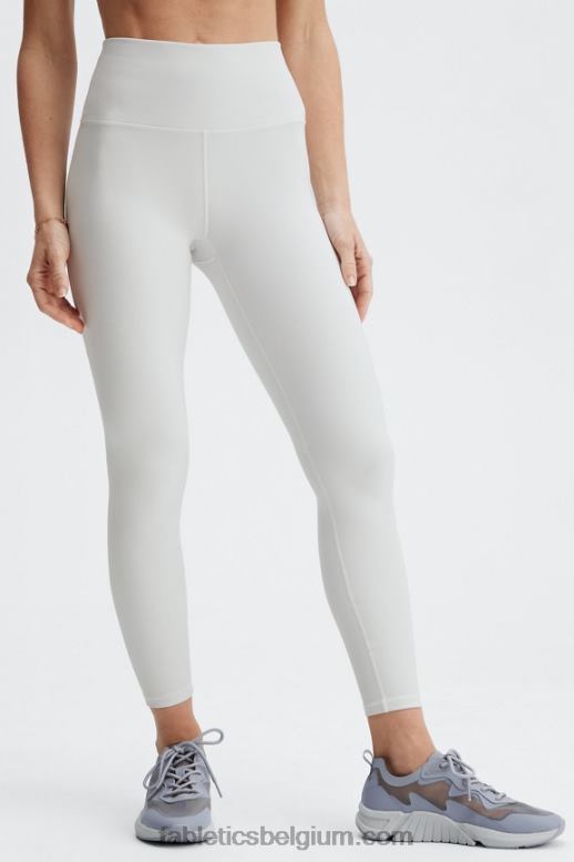 naturel luipaard/zwart vrouwen define powerhold hoog getailleerde 7/8 legging 30 Fabletics LH20J695