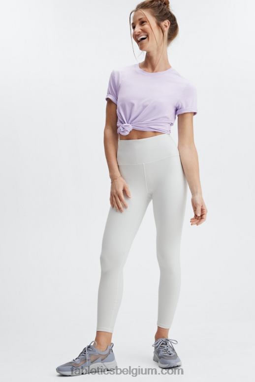 naturel luipaard/zwart vrouwen define powerhold hoog getailleerde 7/8 legging 30 Fabletics LH20J695