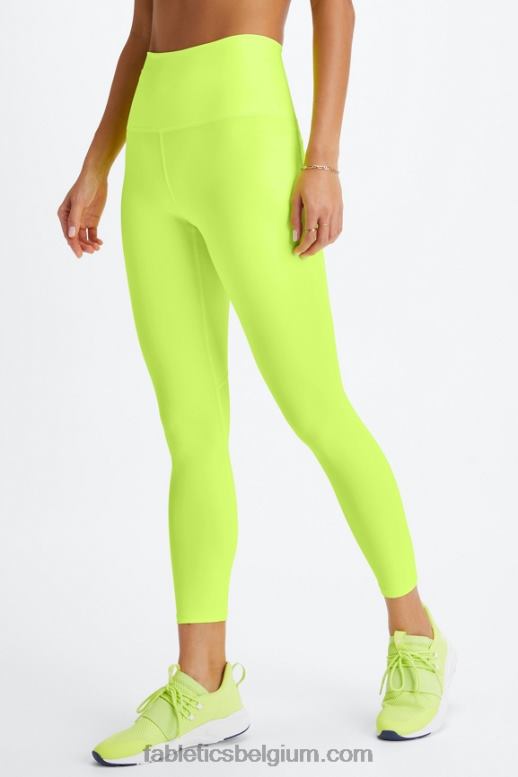 neon vrouwen pureluxe 7/8 legging met ultrahoge taille 66 Fabletics LH20J882