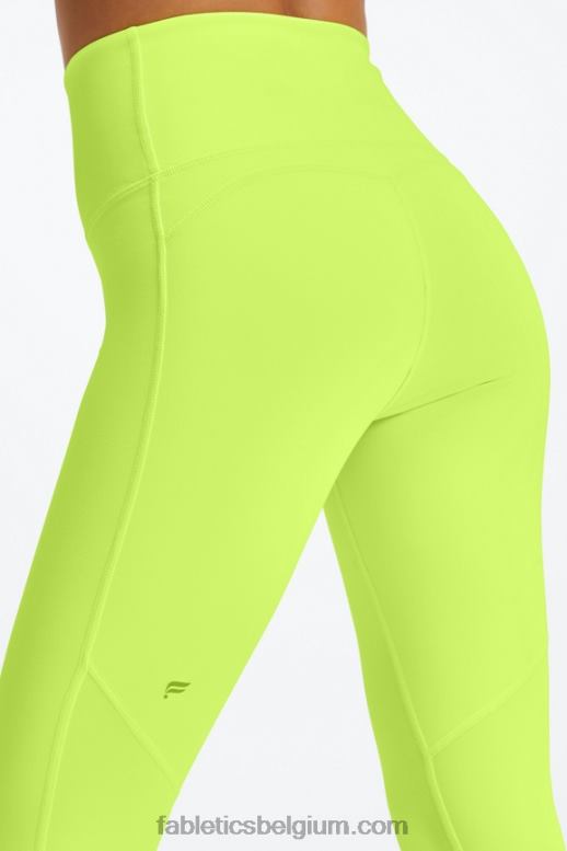 neon vrouwen pureluxe 7/8 legging met ultrahoge taille 66 Fabletics LH20J882