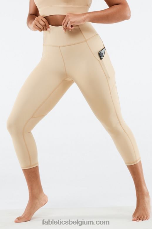 oeverhout vrouwen oasis pureluxe capri met hoge taille Fabletics LH20J965