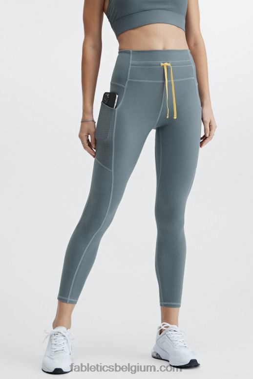 onweerswolk multi vrouwen motion365 contrasterende legging met ultrahoge taille Fabletics LH20J1183