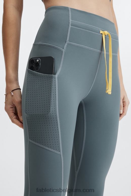 onweerswolk multi vrouwen motion365 contrasterende legging met ultrahoge taille Fabletics LH20J1183