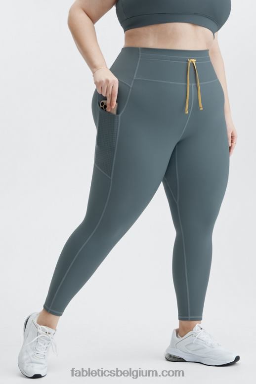 onweerswolk multi vrouwen motion365 contrasterende legging met ultrahoge taille Fabletics LH20J1184