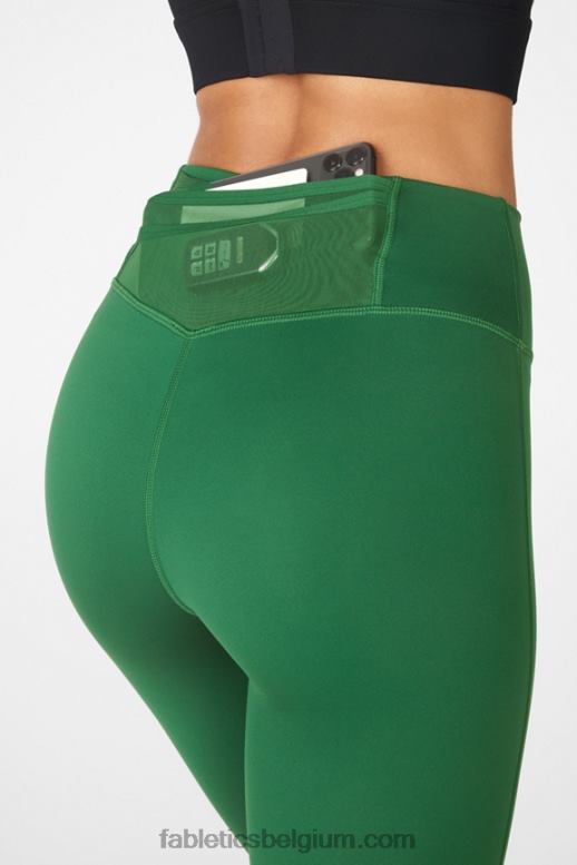 palmgroen vrouwen trinity motion365 legging met hoge taille 81 Fabletics LH20J1123