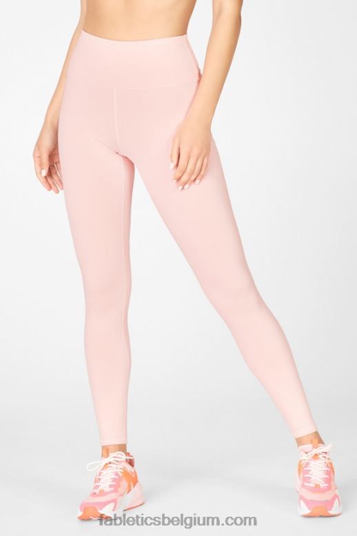 parel roze vrouwen define powerhold hoog getailleerde legging 75 Fabletics LH20J980