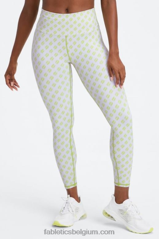 plakje limeade-logo vrouwen boost powerhold hoog getailleerde 7/8 legging 59 Fabletics LH20J847