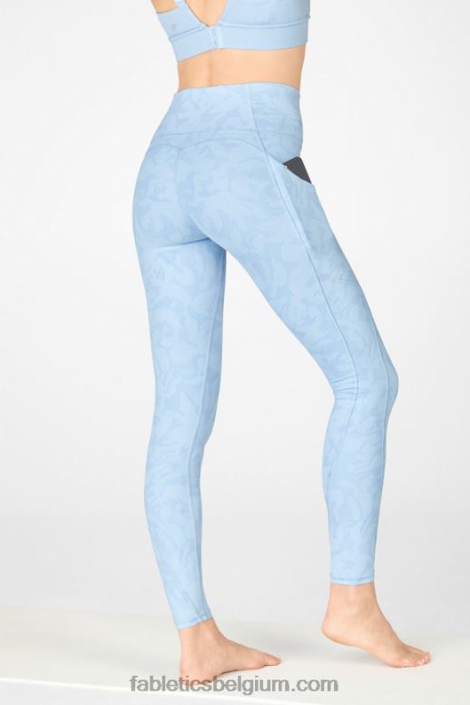pluim camouflage vrouwen oasis pureluxe legging met hoge taille 71 Fabletics LH20J917