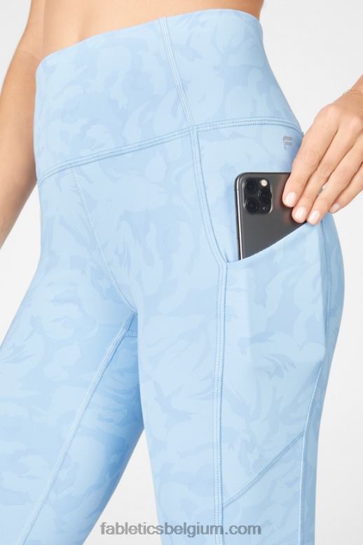 pluim camouflage vrouwen oasis pureluxe legging met hoge taille 71 Fabletics LH20J917