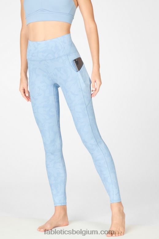 pluim camouflage vrouwen oasis pureluxe legging met hoge taille 71 Fabletics LH20J917
