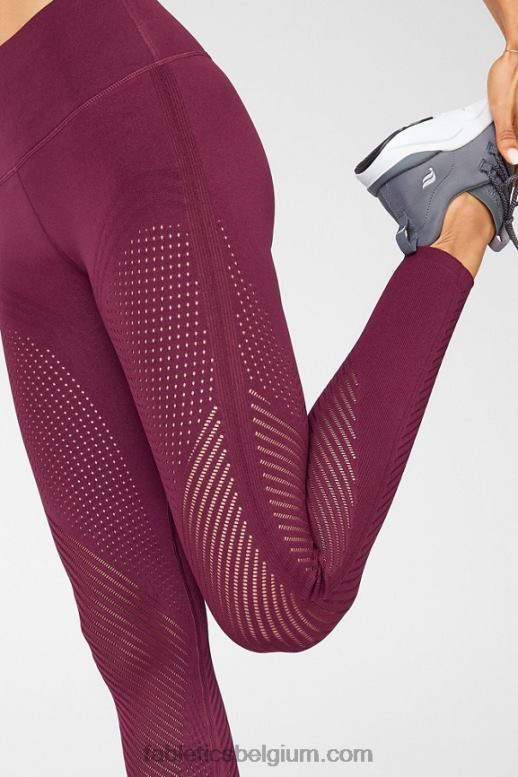 portwijn vrouwen sculptknit legging met hoge taille Fabletics LH20J1247