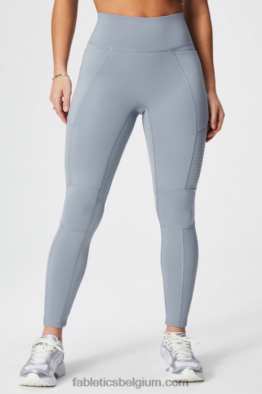regenwolk vrouwen motion365+ motorlegging met hoge taille Fabletics LH20J1027