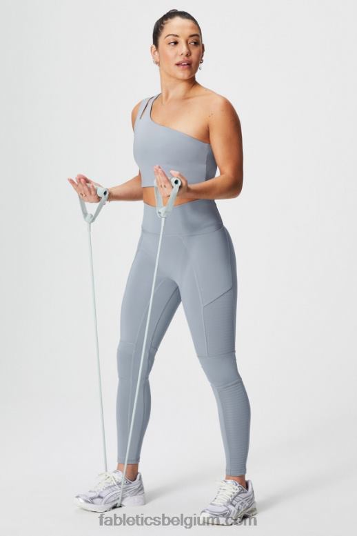 regenwolk vrouwen motion365+ motorlegging met hoge taille Fabletics LH20J1027