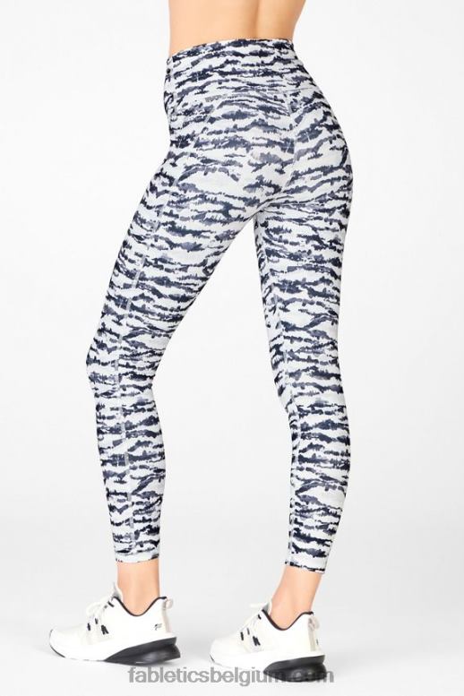 regenwolk/woestijnzon vrouwen define powerhold hoog getailleerde 7/8 legging 34 Fabletics LH20J714