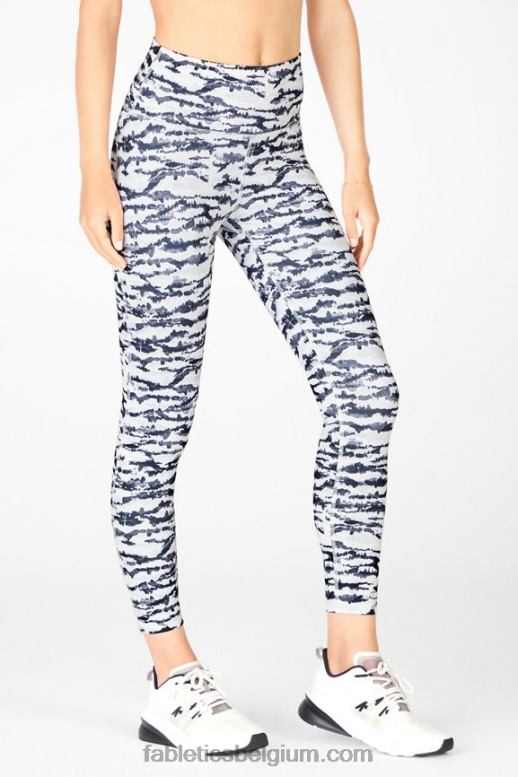 regenwolk/woestijnzon vrouwen define powerhold hoog getailleerde 7/8 legging 34 Fabletics LH20J714