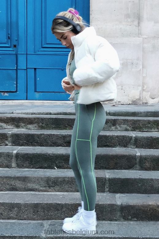 rook groene/zure appel vrouwen trinity motion365+ hw utility legging Fabletics LH20J1089