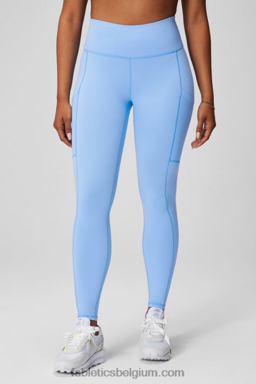 roze escape/flush oranje vrouwen powerhold legging met hoge taille voor onderweg 38 Fabletics LH20J737
